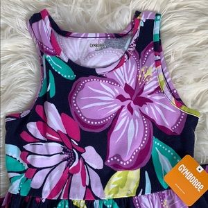 Gymboree Girls Long Floral Dress